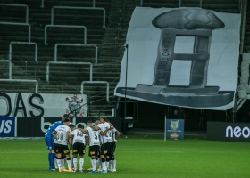 Time do Corinthians reunido