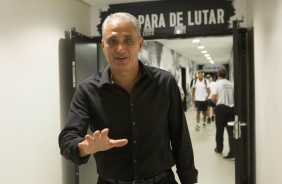 Tite na Arena Corinthians