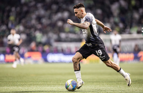 Gustavo Mosquito durante clssico entre Corinthians e Palmeiras