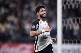 Yuri Alberto sorrindo na partida contra o Amrica de Cali
