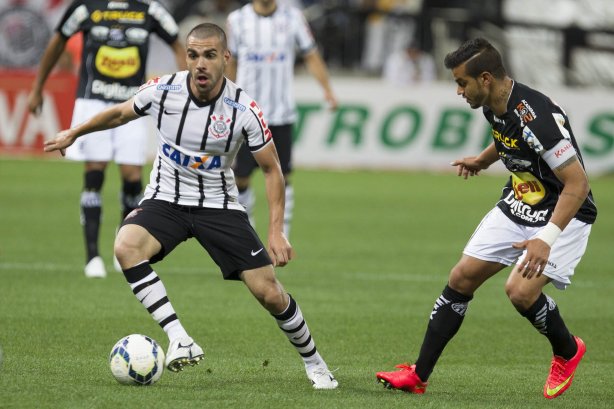 Durante o jogo entre Corinthians x Bragantino/SP, realizado esta noite na Arena Corinthians, jogo...