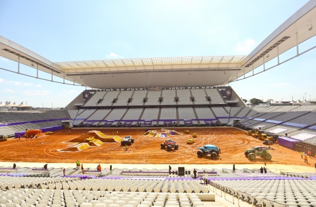 Arena Corinthians foi o palco oficial do Monster Jam no fim de 2018