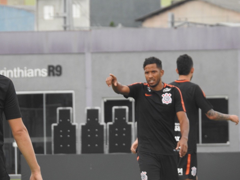 Yago durante jogo-treino entre Corinthians e Red Bull Brasil. Não jogou nenhuma partida oficial em 2018
