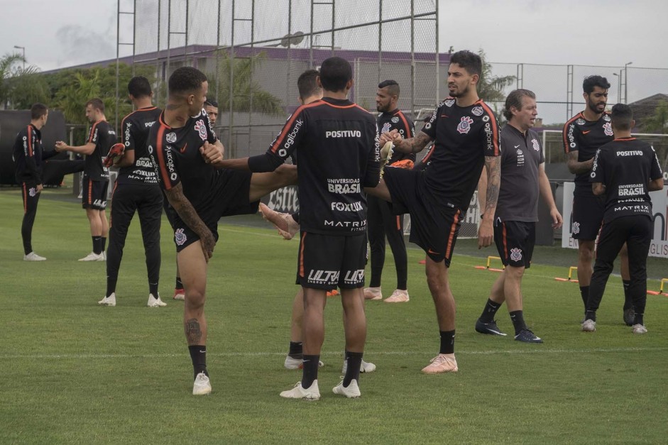 Jogadores fizeram o �ltimo treino antes de enfrentarem a Chapecoense, pelo Brasileir�o