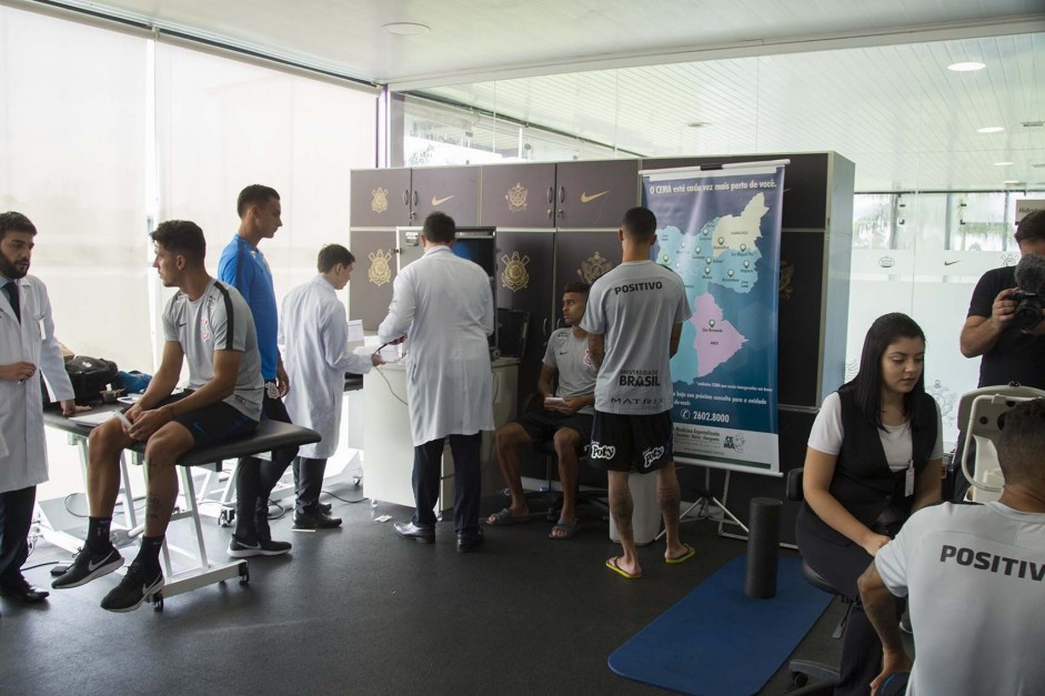 Jogadores foram submetidos a exames oftalmol�gicos no CT