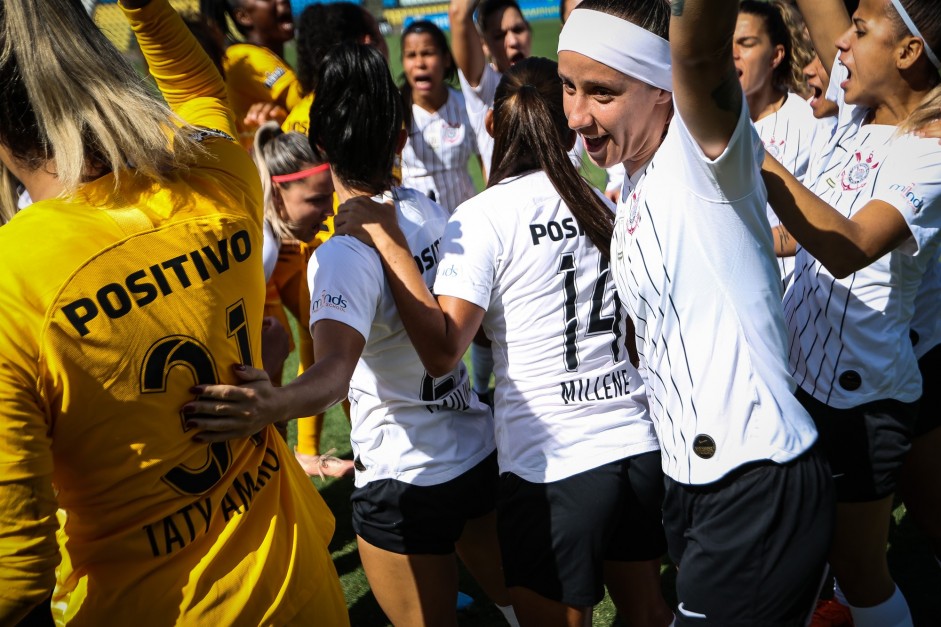 Pardal no duelo contra o Flamengo, pelo Brasileir�o Feminino 2019