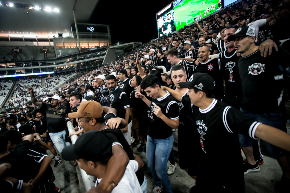 Corinthians negociou um pacote para um setor especfico da Neo Qumica Arena durante os trs jogos da Libertadores